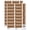 Brown, variant on Invoiced Blank Box for Date Signature Billed Sticker Set - Orange - Matte Finish - 1.25" Mini