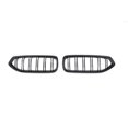 thumbnail image 2 of piezas de cubierta de marco de rejilla delantera de coche estilo fibra de carbono para Z4 G29 2019-2022, color negro, 2 of 5