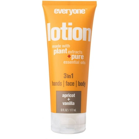 First Vanilla Body Lotion - Everyone 3-in-1 Lotion Tube Apricot and Vanilla 6 oz.