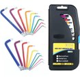 thumbnail image 3 of HAHADAXA 18PCS Multicolour L-Key Set Metric Star Long Arm Ball End Hex Key Set Chrome Vanadium Steel Industrial Grade Allen Wrench Set with Holding Case, 3 of 7