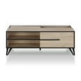 thumbnail image 3 of Bowery Hill Table Basse de Rangement Moderne en Bois, Fini Chêne Naturel, 3 of 5