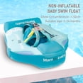 thumbnail image 2 of Anillo de natación Mambobaby Flotador de natación para bebés no inflable Flotador de natación para bebés suave e impermeable Entrenador de natación agradable para la piel con flotador de cola para beb, 2 of 8