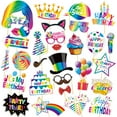 thumbnail image 3 of Easter Birthday Party Photo Props - 30Pcs Handheld Funny Accessories for Picture Capturing, Cute Bunny, Eggs, Chicks & Balloons for Family Gatherings & Spring Celebrations, 3 of 7
