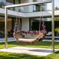 thumbnail image 6 of Dvumao 67 in Artificial Bougainvillea Flower Garland, Silk Faux Hanging Vine for Outdoor Porch, 6 of 6