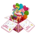 thumbnail image 2 of Happy 7th Birthday Card,3D Pop Up First Birthday Greeting Card for Baby Gril,Daughter,Granddaughther,Niece, 2 of 9