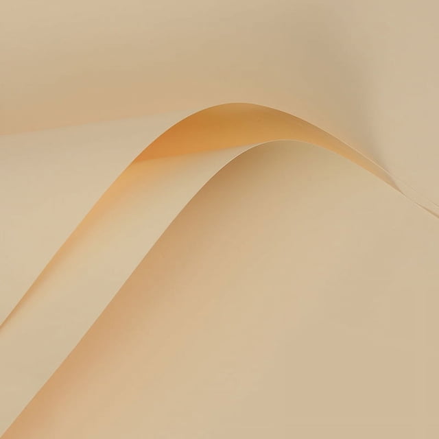 Nvzi matte solid color paper thickened opaque flower packaging paper, single color candy colored Eurasian paper, bouquet packaging paper (milk yellow)
