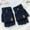 ^Navy, variant on Winter Knitted Fingerless Gloves Thermal Insulation Warm Convertible Mittens Flap Cover for Men Women Mittens,Winter Fingerless Gloves,Half Finger Gloves for Cold Weather A One Size