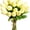 Light Yellow, variant on MAMOWEAR 12pcs Artificial Tulip Silk Flowers Mini Tulip Real Touch Fake Flowers Bouquet for Home Kitchen Wedding Decorations