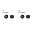 thumbnail image 4 of Embouts d'Oreille Isolants de Bruit pour Écouteurs de Remplacement, Protection pour Écouteurs Noirs m 2Ensemble, 4 of 6
