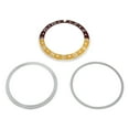 thumbnail image 2 of BEZEL & INSERT, RETAINING FOR ROLEX GMT 1675 16750 16753 16758 BLACK/GOLD SILVER, 2 of 2