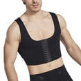 thumbnail image 1 of pitrice Men Chest Shape Vests Male Control Breast Gynecomastia Professional Slimming Tank Top Correct Corset Compressing Compression No.2, 1 of 9