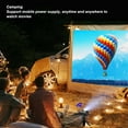 thumbnail image 4 of Mini Projector Home Theater Video Projector Portable Movie Projector Home Projector Movie Projector Mini Projector Multifunctional HD 1080P Eye Protection Home Theater Video, 4 of 8