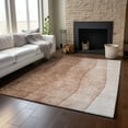 thumbnail image 6 of Addison Rugs Mayfield Washable Transitional Ombre Brown Rectangle Rug, 10' x 14', 6 of 6