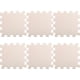 thumbnail image 2 of Beige Foam Floor Tiles Needle Knit Floor Mats for DIY Use 6Pcs Set, 2 of 5