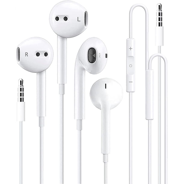 Auriculares CTEX con cable y micrófono para iPhone 2, paquete