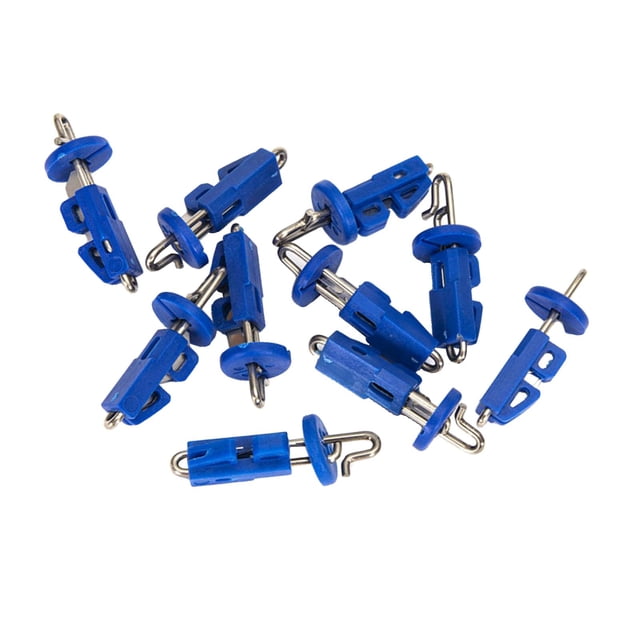 Paquete ganchos de liberación automática para salpicaduras de cebo de pesca Clips gancho herramienta de liberación rápida Gadget