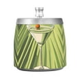 thumbnail image 7 of Yayeee Ashtray with Lid for Cigarette Smokeless Stainless Steel Home Ash Holder, Light Green Martini, 7 of 7