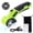 High-Power Model—320RPM—Green, variant on HORMY Cordless Electric Scissors with Two Blades, 3.6V Super Scissors Rechargeable with USB Charge Cable, for Cardboard Cutting Fabric Paper, Pink