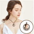 thumbnail image 4 of 1 Set 18pcs Flat Round Star Pendant Trays Bezel 20pcs Transparent Glass Cabochon Dome Tiles Clear Cameo Total 18 Sets for oto Pendant Craft Jewelry Making, 4 of 8