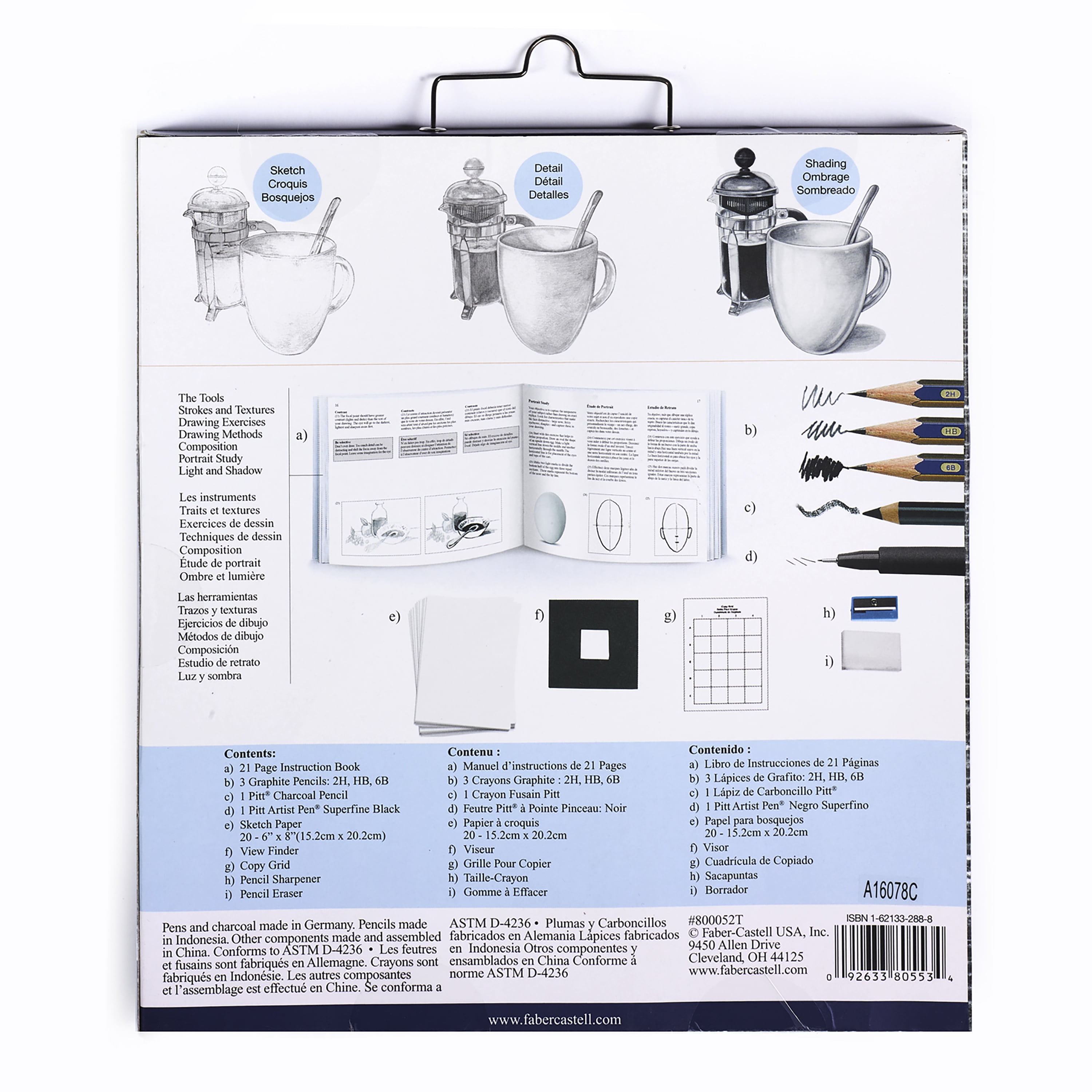 Faber-Castell Getting Started with Drawing (Adult Art Set Has 30 Pieces)