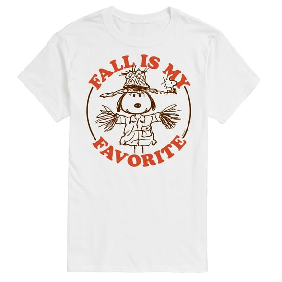 Peanuts - Fall Is My Favorite - Men's Short Sleeve Graphic T-Shirt