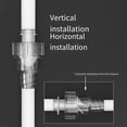 thumbnail image 2 of Condensate Checkvalve Central Air Conditioning Drainpipe Check Valve With Reflux Prevent Odor= Reflux Odor= Insect Wind Noise, 2 of 9