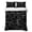 White Black, variant on Twin XL Quilt Set 68''x98'', Abstract Style Lightweight Summer Bedspread Coverlet Set with 2 Pillow Shams, Black Face Line Modern Character Art Breathable All Season Quilt Bedding for Dorm/Guest Room