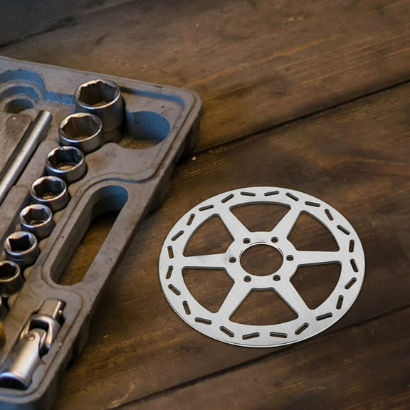 CIMAXIC 1Pack Metal Scooter Brake Disc Disk 7.1x7.1x0.1in For Go Kart Braking System Upgrade
