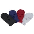 thumbnail image 3 of Xiao Hua Mascarilla de 3 agujeros para clima frío, máscara de esquí de invierno para hombres y mujeres, máscara de circulación térmica (rosa roja), 3 of 5