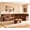 Brown, variant on Ellesophas 109" L-Shaped Power Reclining Sectional Sofa Set with Footrest & 2 Consoles, USB-C and USB Charging Ports, Built-in Cup Holders for Living Room Home Theater, Black