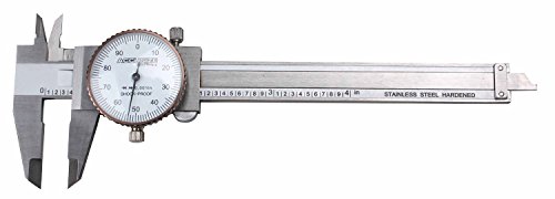 Accusize Industrial Tools 0-4 inch by 0.001 inch Precision Dial Caliper, Stainless Steel, in Fitted Box, P920-S214 - image 1 of 3