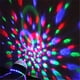 thumbnail image 2 of Bola de discoteca, 6 colores LED 15W, 13,5 cm * 14 cm * 14 cm Luz de escenario Luz nocturna Lámpara de fiesta Bombilla de juego Foco de cristal redondo para fiesta de bodas, bar, club, decoración, 2 of 5