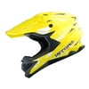 1Storm Motocross Adult Helmet Downhill Mountain Bike Helmet BMX MX ATV Dirt Bike Storm Style HF803; Storm Yellow