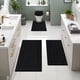 thumbnail image 3 of MeyJey Juego de 4 Tapetes de Baño, Tapetes de Baño, Tapete de Baño de Microfibra Antideslizante, Ultra Suave, con Contorno en Forma de U, Tapete de Baño para Baño, Ducha en el Suelo Interior, Negro, 3 of 14