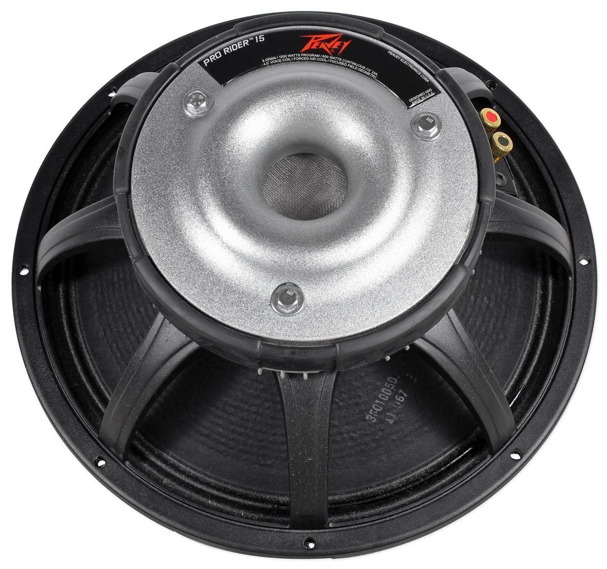 Peavey 15 8 Ohm 3200 Watt Peak/800 Watt RMS Low Rider Pro Audio Subwoofer Raw Driver with Extra-Long Cone Excursion 