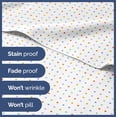 thumbnail image 4 of CGK Linens 3-Piece Cute & Cozy Kids Sheet Set - Twin Size Kids Bedding With Vibrant Designs For Boys, Girls, Teens, Toddler, Hearts Multicolor, 4 of 7