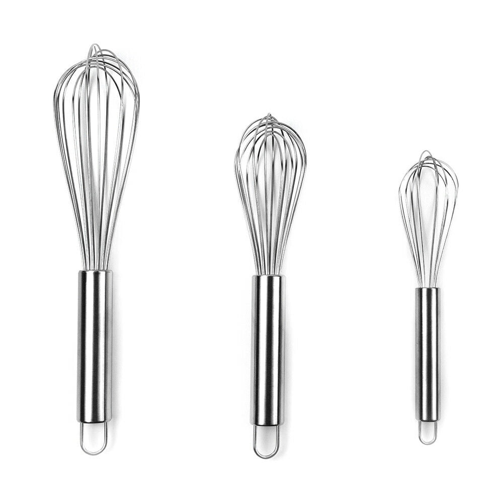 Stainless Steel Whisks, Kitchen Whisks 8" 10" 12" Balloon Wire Whisk