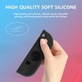 thumbnail image 6 of FIEWESEY Case for Nintendo Switch - Silicone Joy Con Case for Nintendo Switch & Switch OLED - Protective Switch Controller Case Cover - Black, 6 of 6