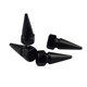 thumbnail image 2 of Tapa del vástago de válvu del neumático del neumático del cono 4PCS para s piezas de repuesto de bicicleta del camión del coche Negro Baoblaze Válvulas del vástago de la válvula, 2 of 8