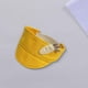 thumbnail image 1 of Sombrero con visera para muñeca perfke decoración de muñecas miniatura amarillo, 1 of 9