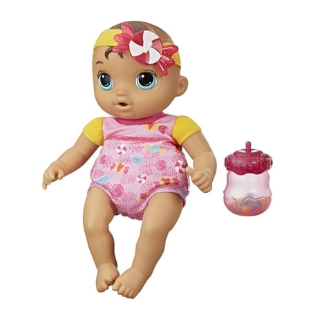 Baby Alive Sweet n Snuggly Baby, Soft-Bodied Washable Doll, Includes Bottle