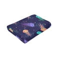 thumbnail image 6 of Kll Fleece Blanket Plush Throw Blanket Sea Jellyfish,Soft Fuzzy Cozy Flannel Blanket For Couch Sofa Bed.(40"X30"), 6 of 9