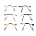 thumbnail image 2 of Retail Eyewear Bridge Replacement For Rimless Frame Stainless Steel Eyewear Nose Bridges With Nose Pad NB015 NB015 Gun, 2 of 6