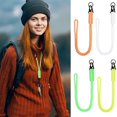 thumbnail image 1 of Cordón de paracaídas resistente Hadanceo con hebilla que brilla en la oscuridad, cuerda fuerte para colgar llaveros, collares, silbatos, correa, cordón fluorescente trenzado portátil para actividades, 1 of 7