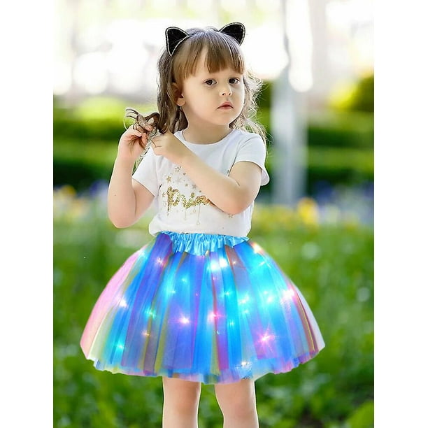 Tutus Falda Tul De Colores Tutu Colores Falda De Tutú Arcoíris