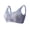 Blue, variant on Mastectomy Pocket Bra Post Surgery - Adjustable Straps & Breathable Cotton Bra