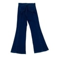 thumbnail image 2 of Jeans Oh Pomp para Mujer con Botón en la Cintura con Bolsos Azul Marino Talla 9, 2 of 4