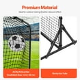 thumbnail image 3 of 6x4FT Soccer Rebound Trainer Soccer Training Equipment Double-Sided Net, 3 of 9
