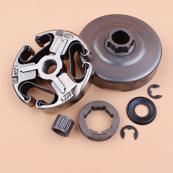 HAISHINE Clutch Drum Sprocket Rim Washer Bearing Kit for Husqvarna 365 372 XP 372XP 371 362 Chainsaw Parts 3/8" Pitch 7 Tooth