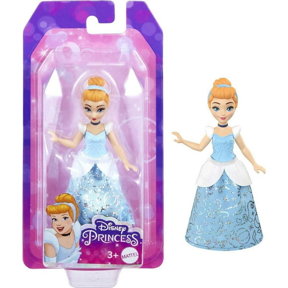 Disney Princess Cinderella Small Doll, Collectible Disney Toy Inspired by the Movie Cinderella